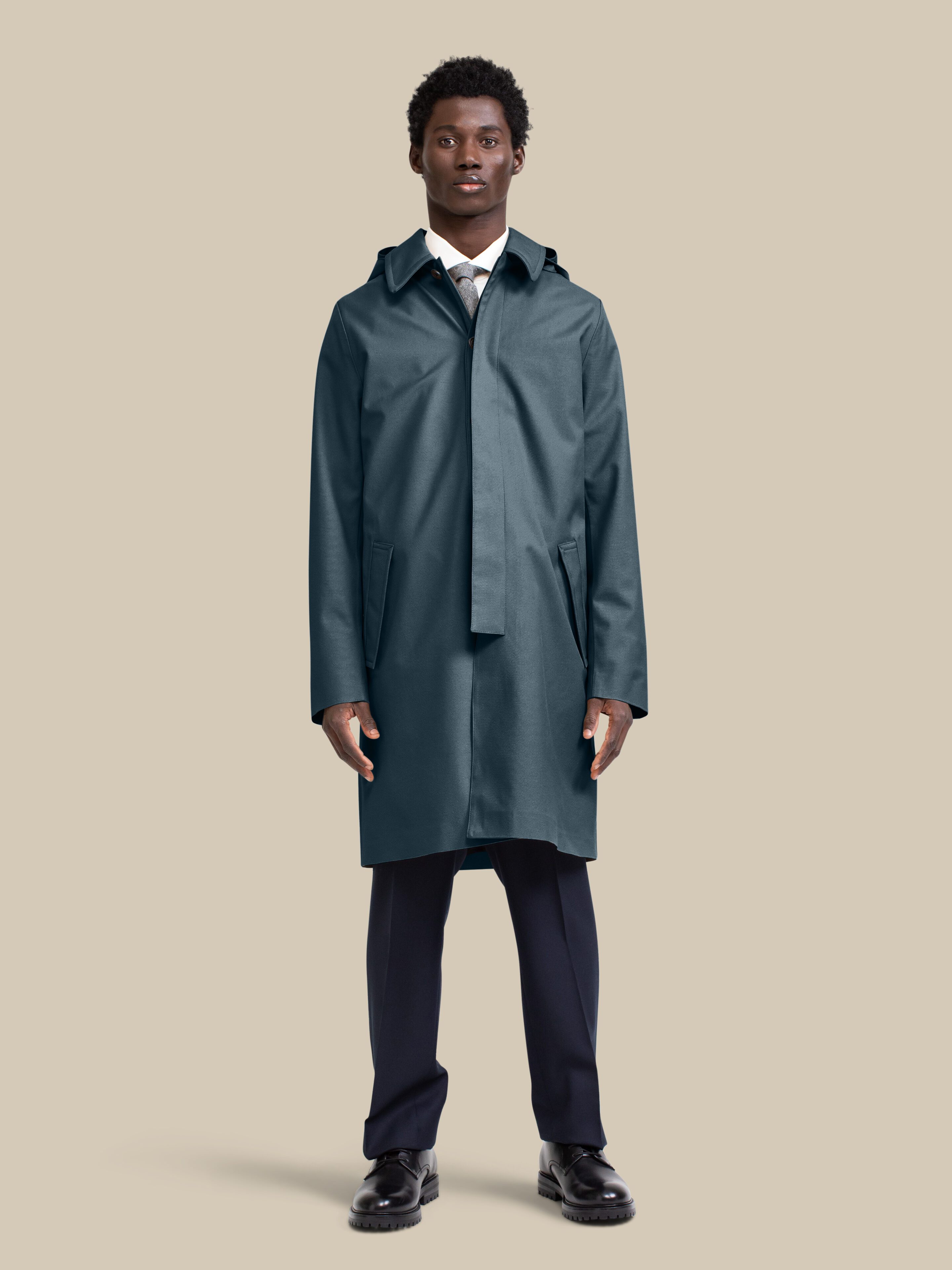 Walker Homme Mid Length / hopsack-indigo