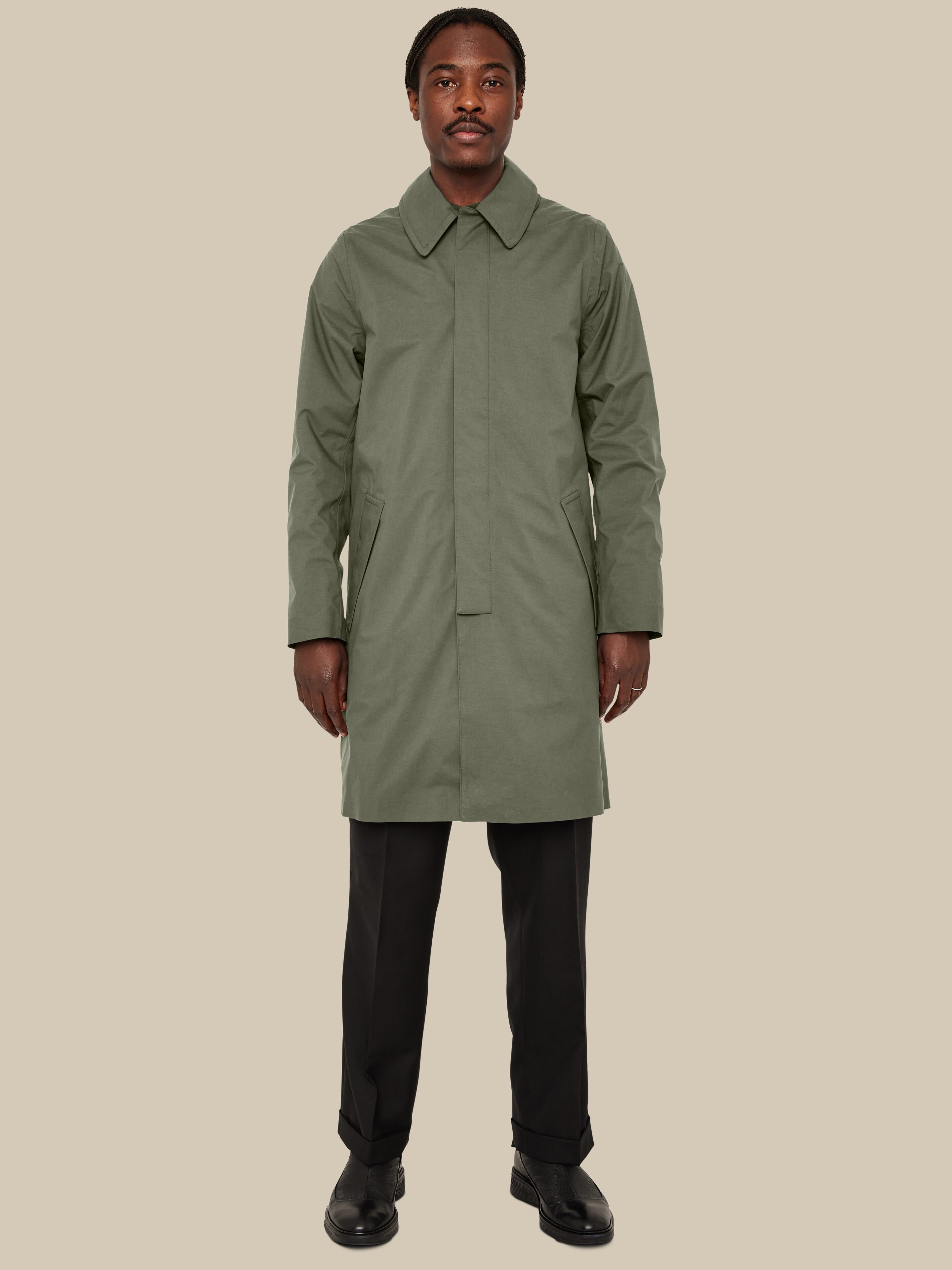 Walker Homme Mid Length / super-lightweight-melange-army-green