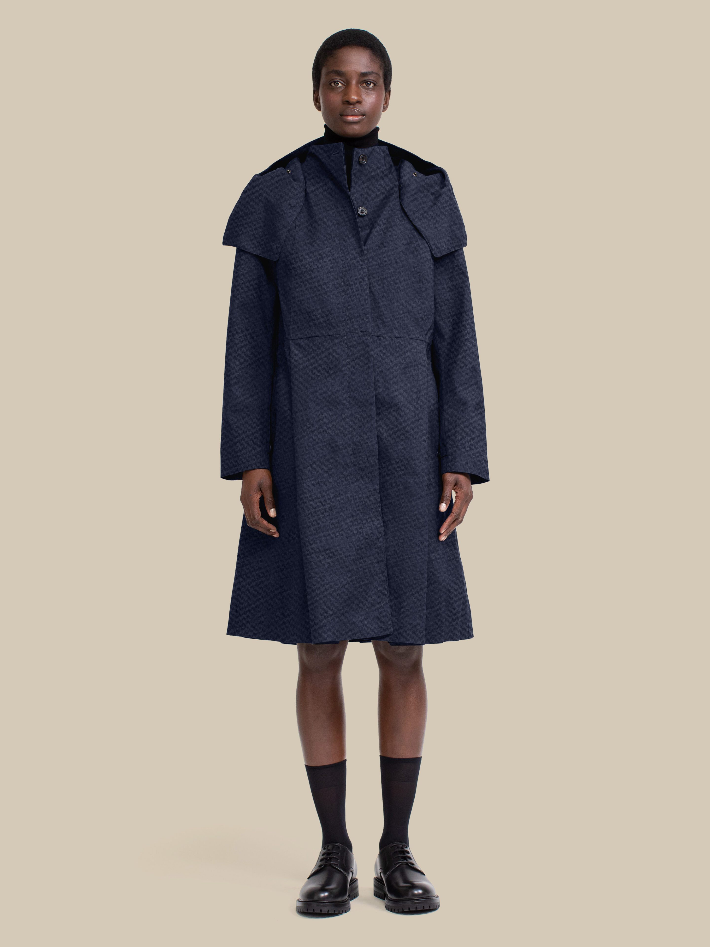 Elin Femme / herringbone-dark-navy