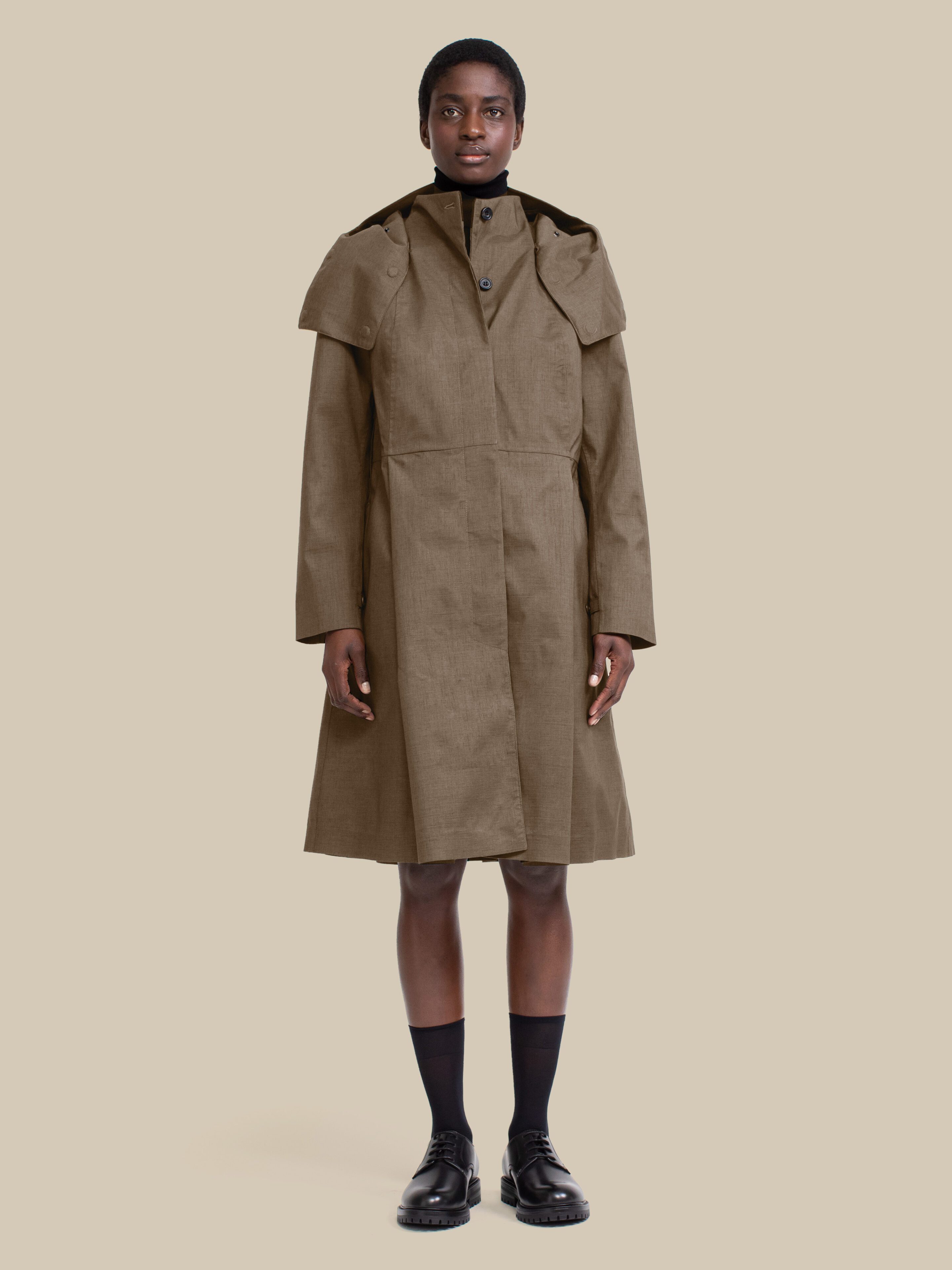 Elin Femme / hopsack-chocolate-rose