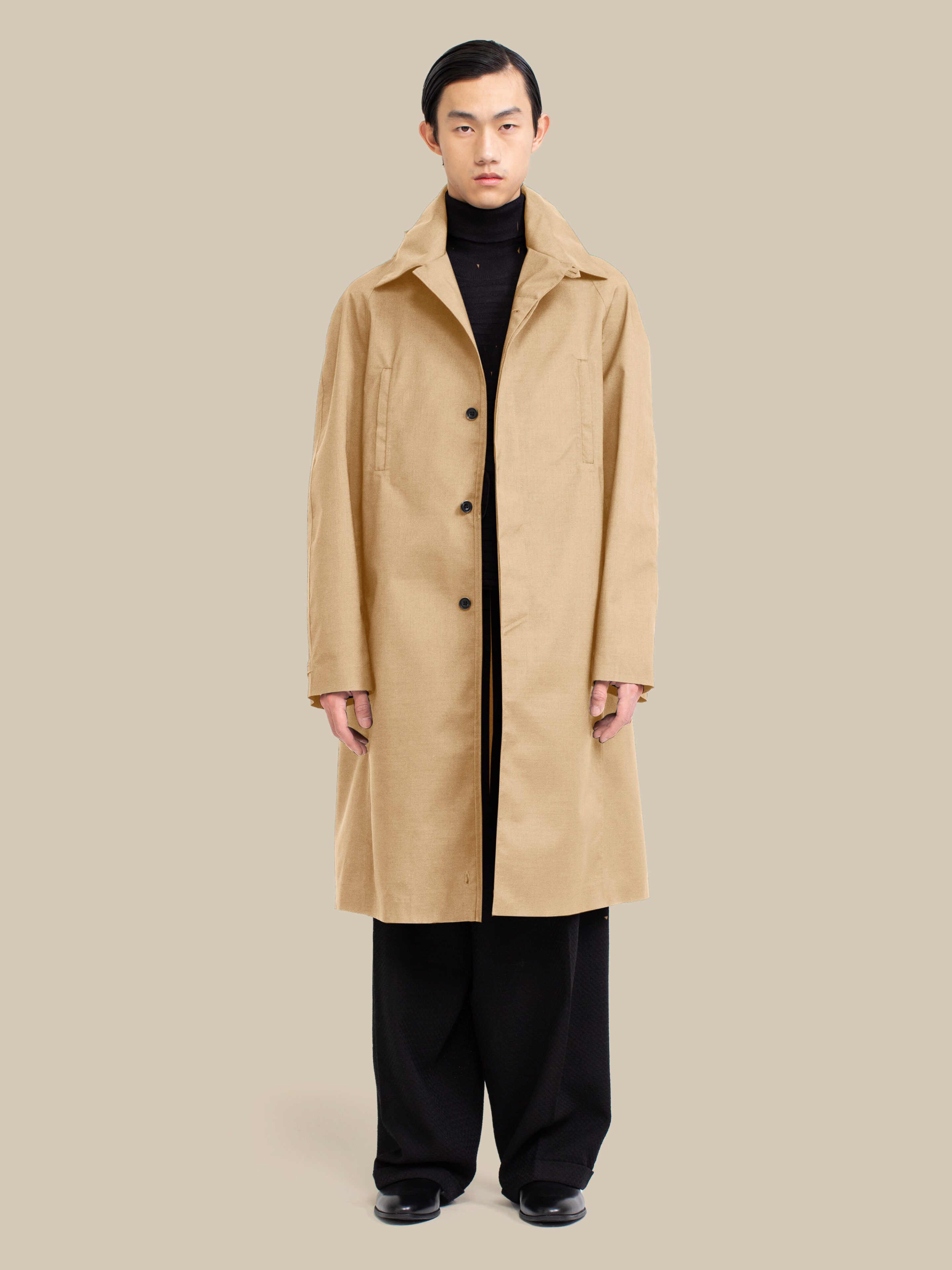 Fløyen Homme Knee Length / hopsack-desert