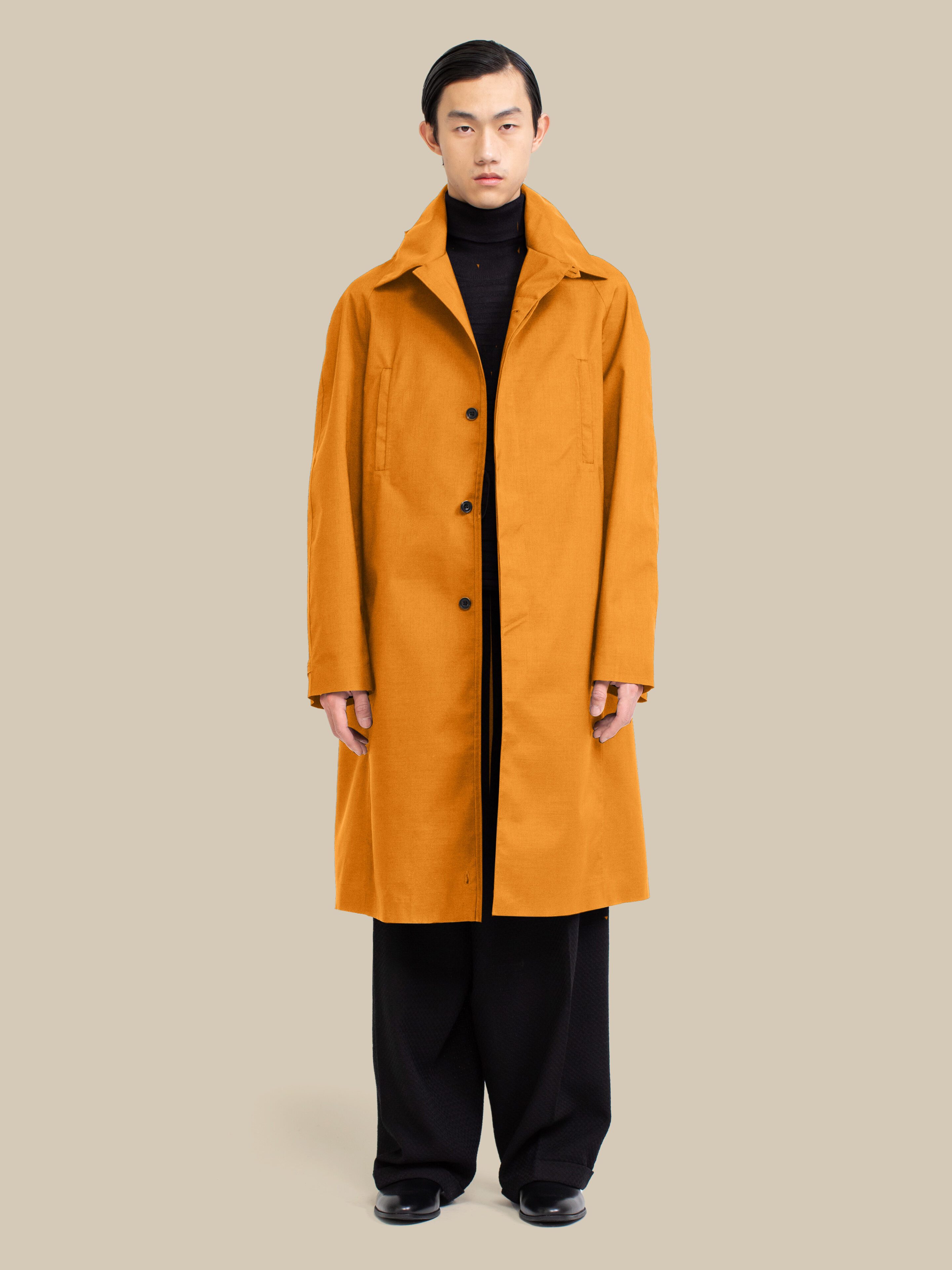 Fløyen Homme Knee Length / hopsack-orange