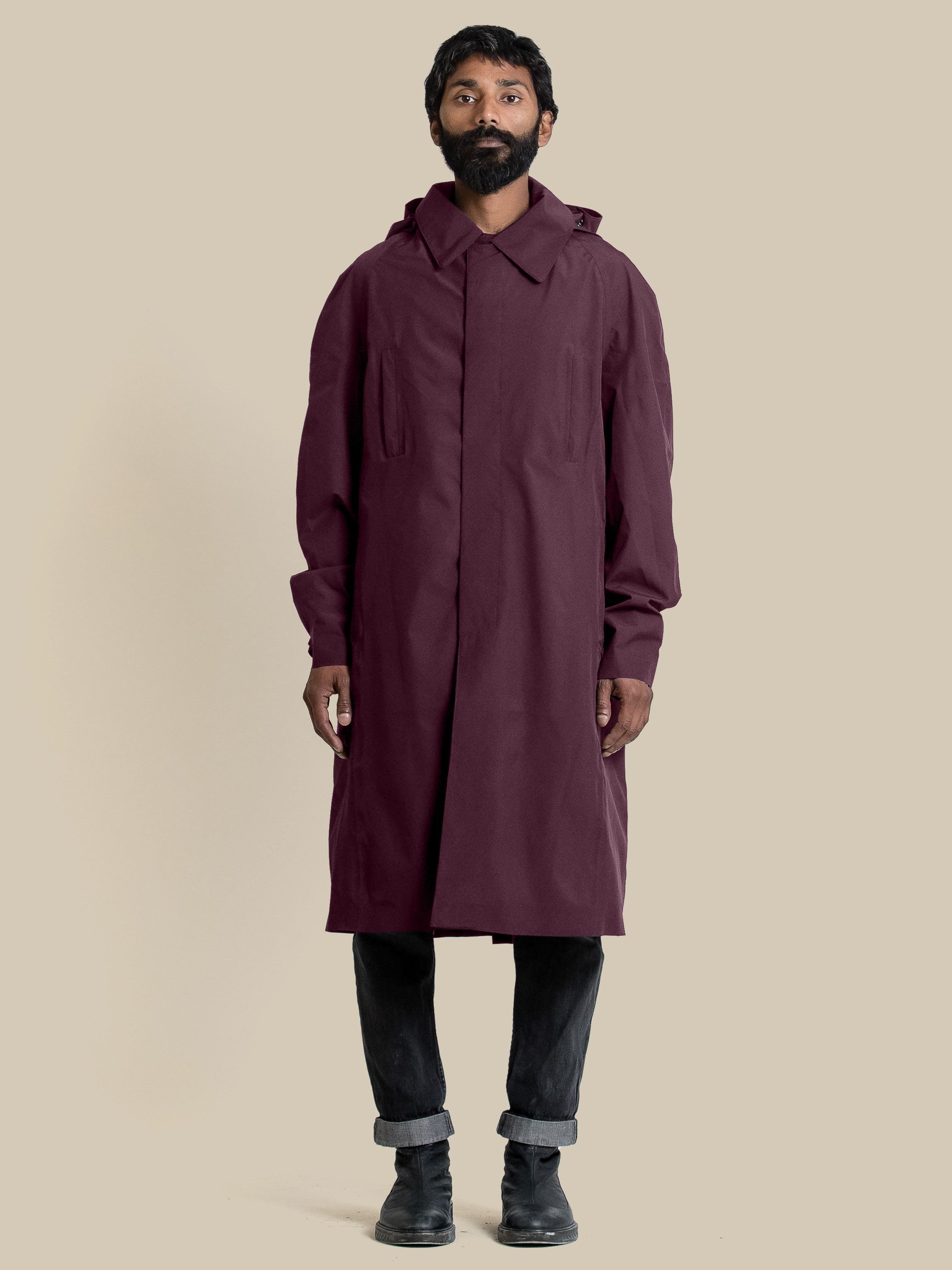 Fløyen Homme Knee Length / super-lightweight-plum