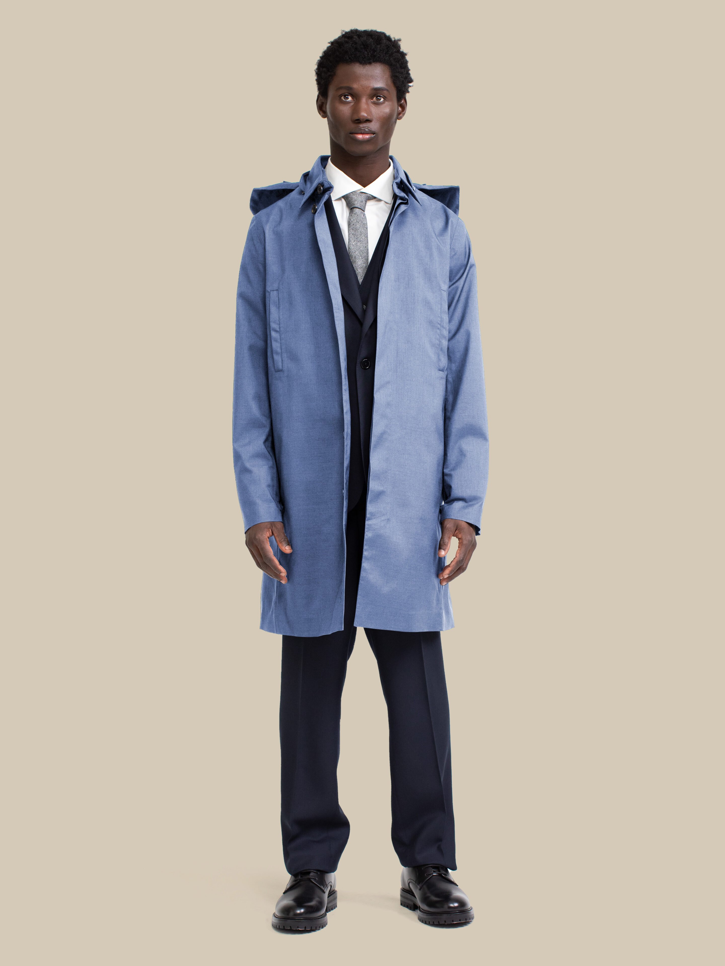 Single Breasted Homme / mixed-brunnera-blue