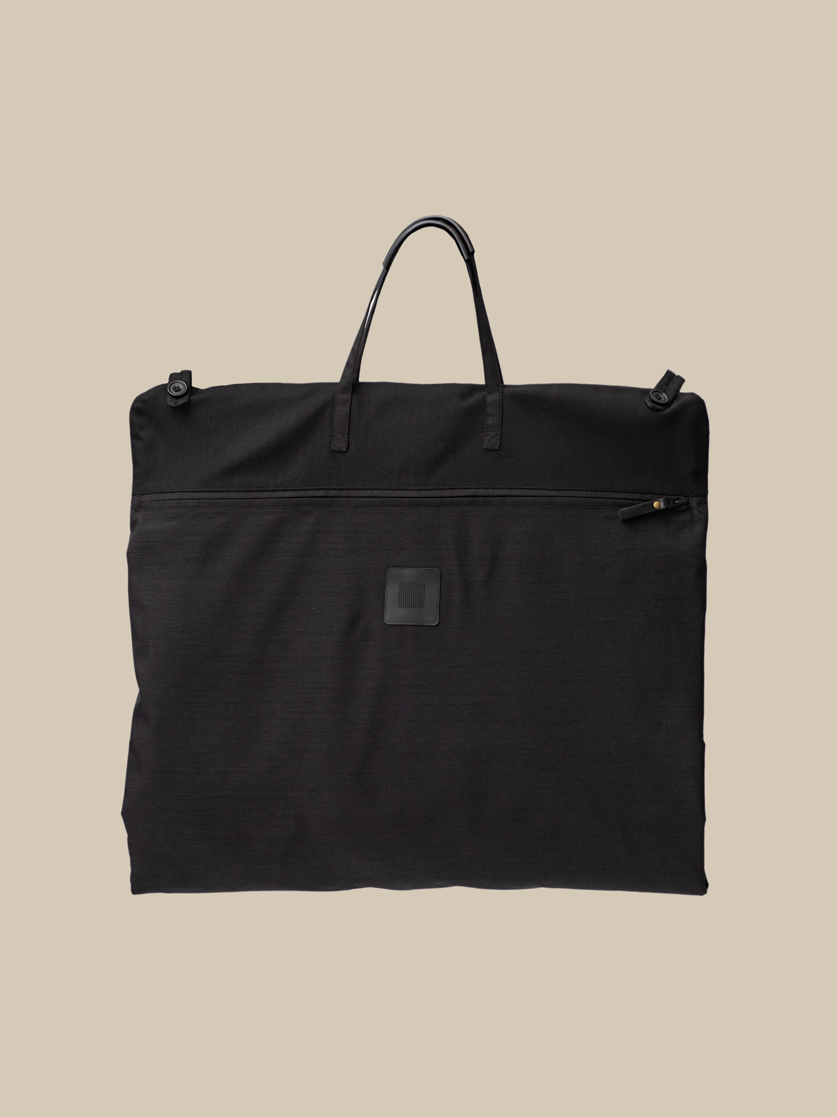 The Waterproof Suitbag / mixed-black-w-herringbone-black-contrast