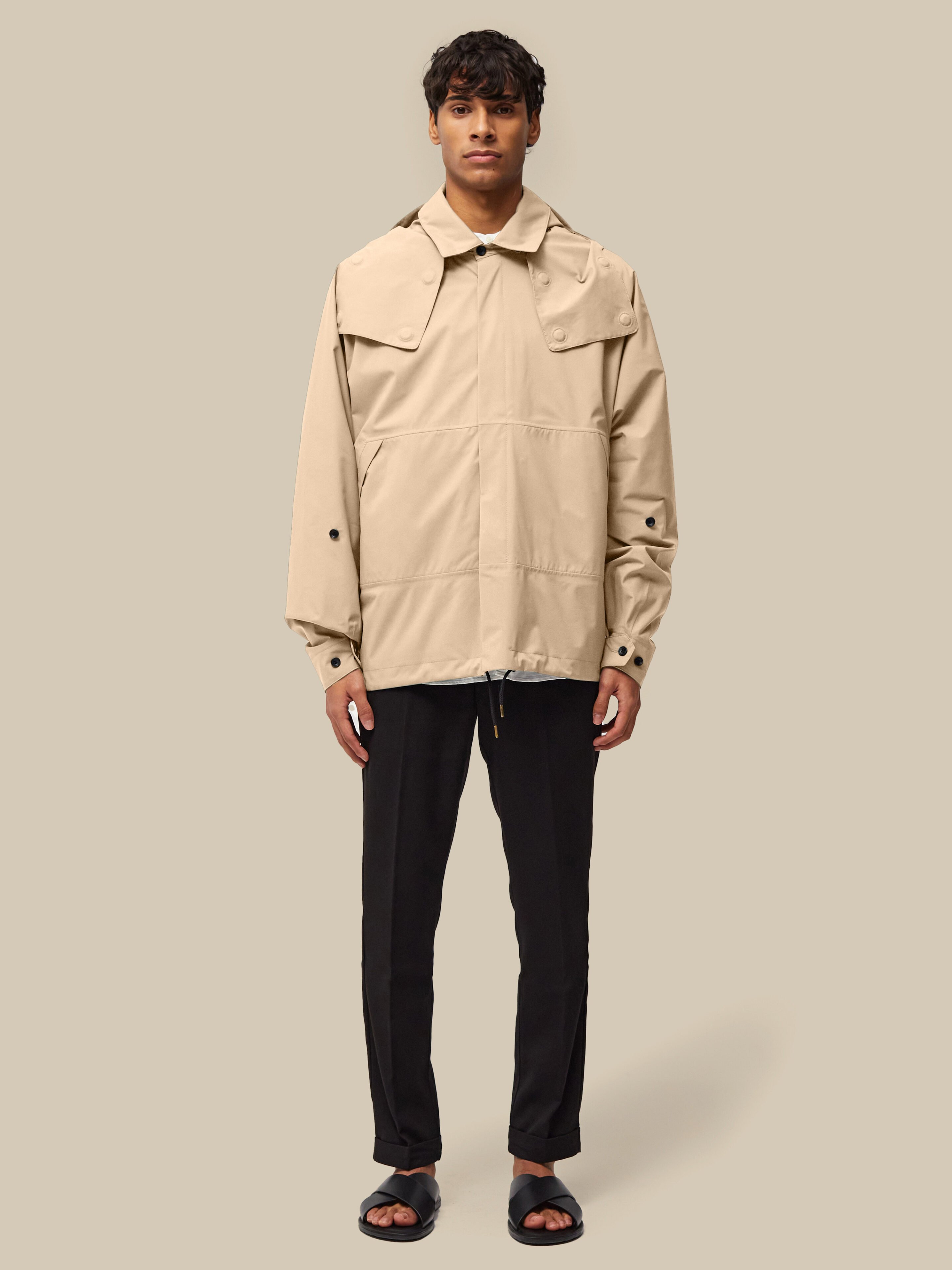 Harmattan Unisex Cropped / super-lightweight-melange-sand