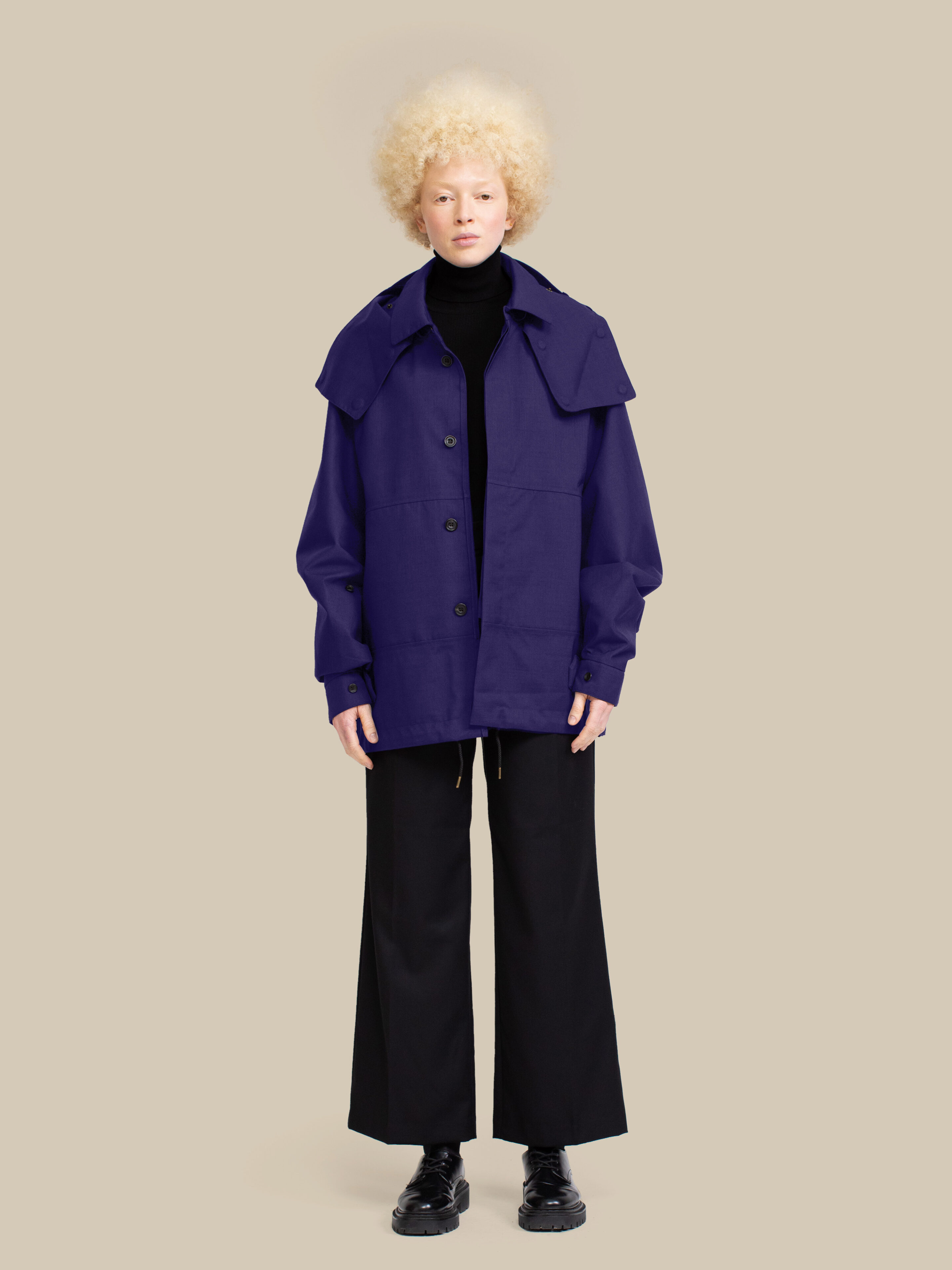 Harmattan Unisex Cropped / mixed-purple