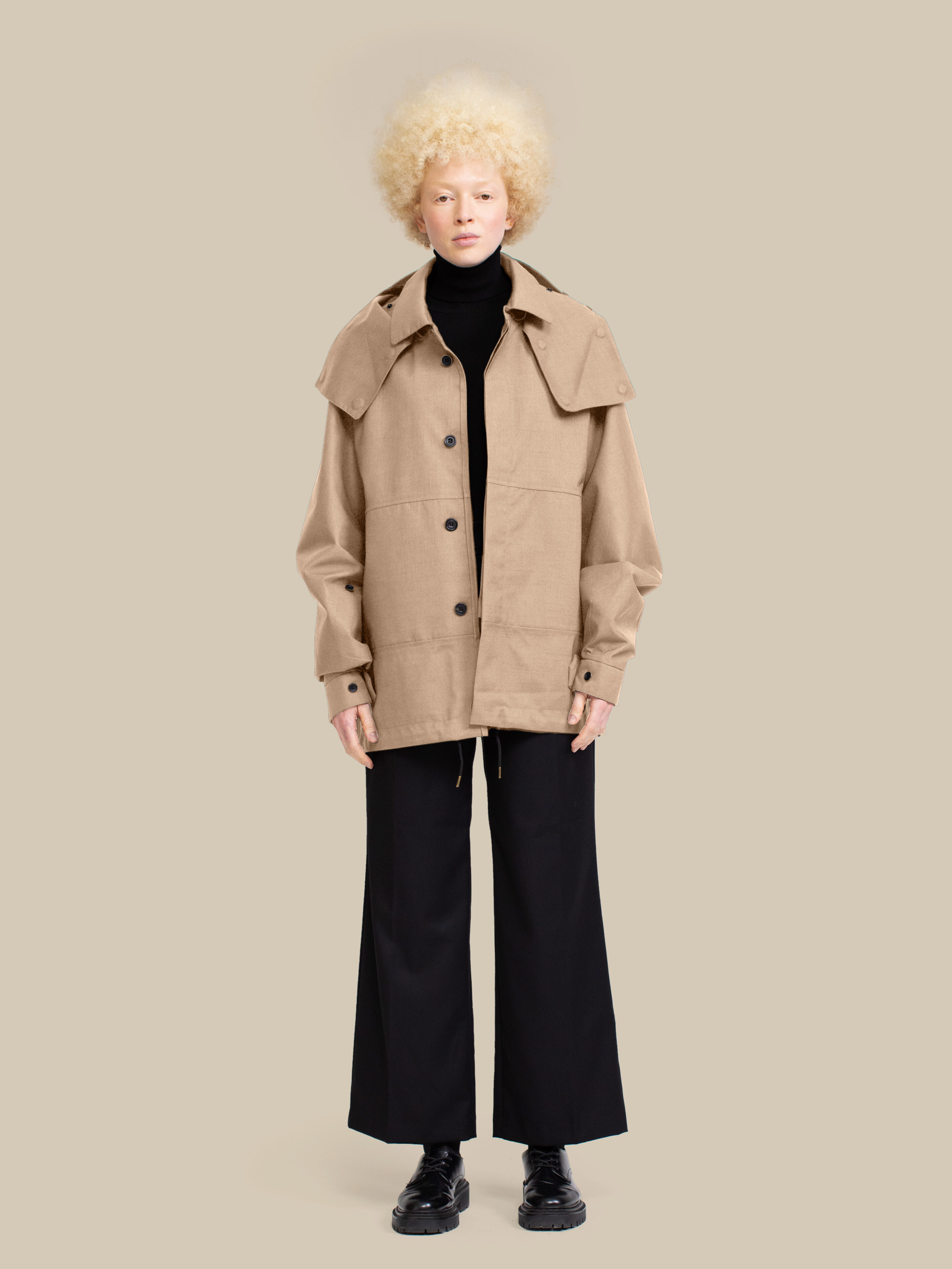 Harmattan Unisex Cropped / mixed-sand