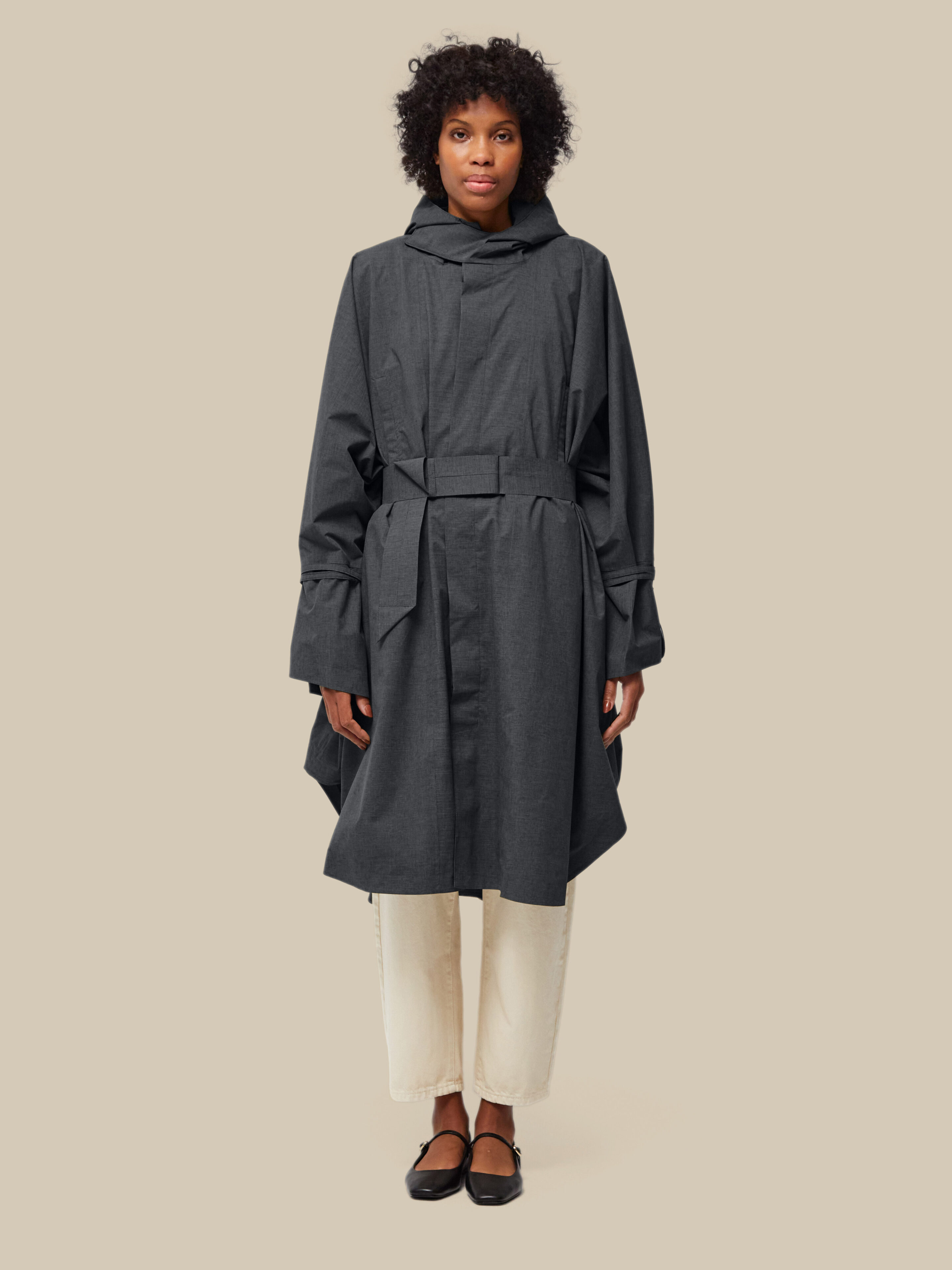 Raincho Unisex / super-lightweight-melange-asphalt