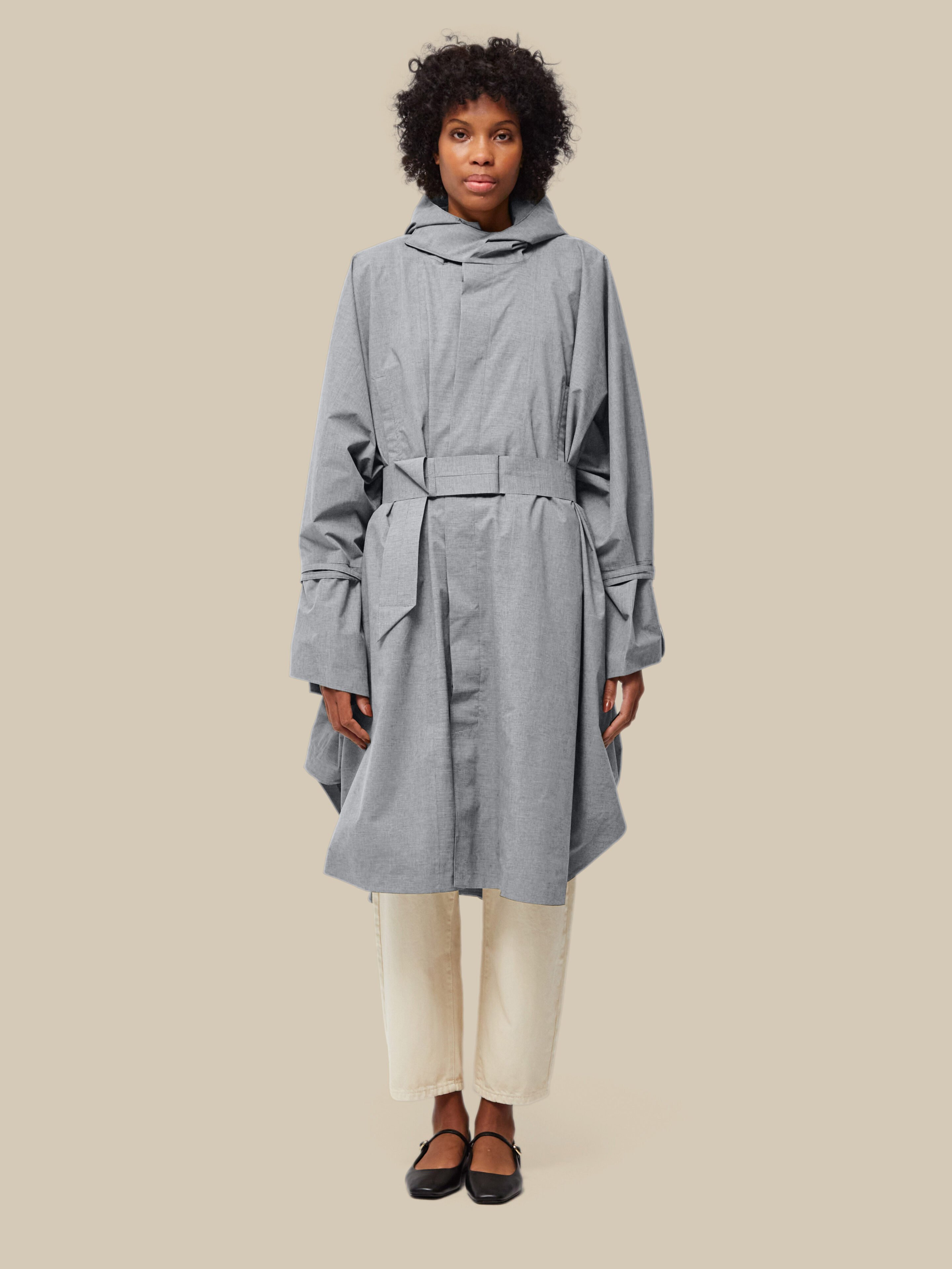 Raincho Unisex / super-lightweight-melange-light-grey